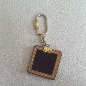 Vintage Leather Fendi Keychain
